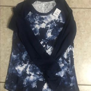 Justice girls tie dye shirt